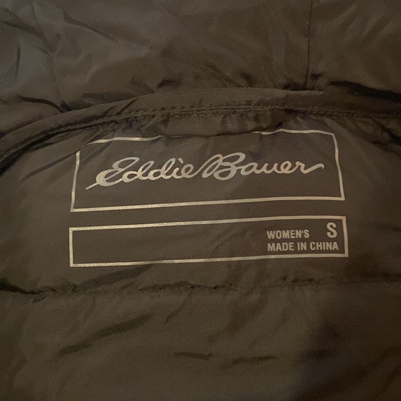 Women’s Eddie Bauer Hooded Down Duffle Coat Black - Picture 8 of 8